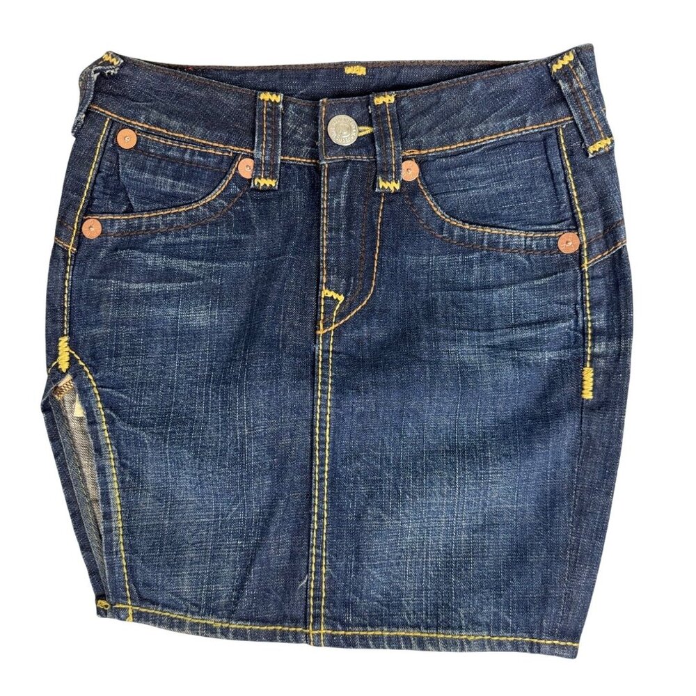 True Religion denim skirt
